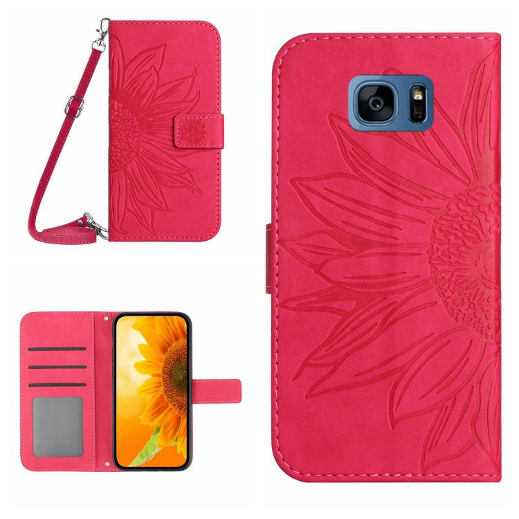 Skin Feel Sun Flower Pattern Flip Leather Phone Case, For Samsung Galaxy Note20 Ultra, For Samsung Galaxy S7 Edge