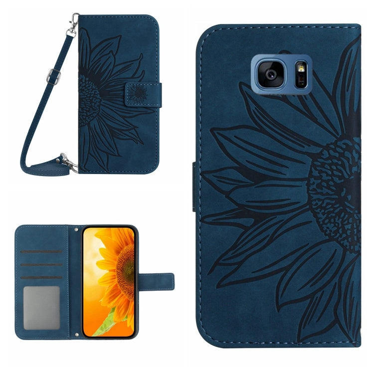 Skin Feel Sun Flower Pattern Flip Leather Phone Case, For Samsung Galaxy Note20 Ultra, For Samsung Galaxy S7 Edge