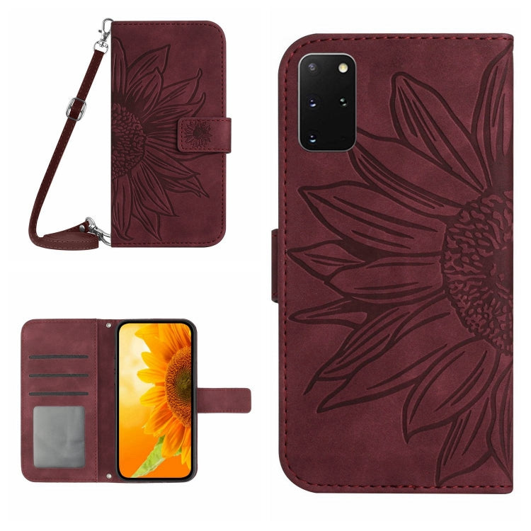 Skin Feel Sun Flower Pattern Flip Leather Phone Case, For Samsung Galaxy S20 FE, For Samsung Galaxy S20+