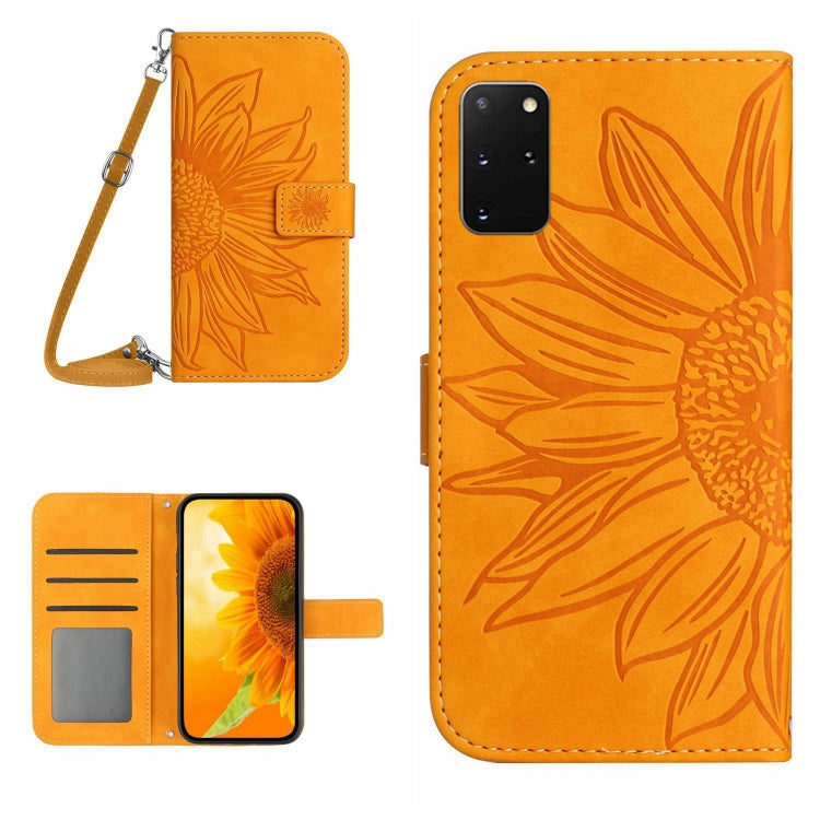 Skin Feel Sun Flower Pattern Flip Leather Phone Case, For Samsung Galaxy S20 FE, For Samsung Galaxy S20+