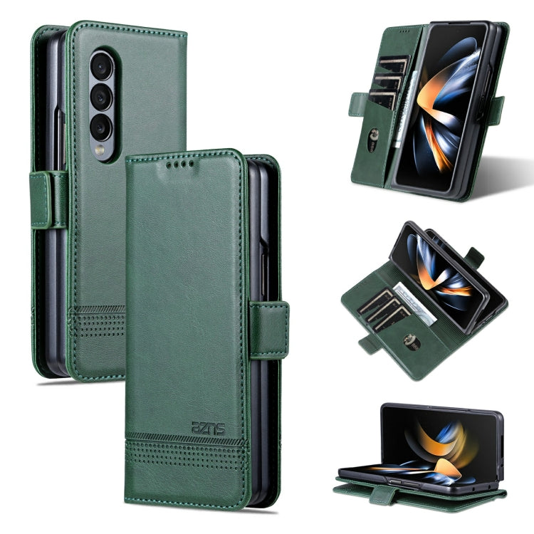AZNS Magnetic Calf Texture Horizontal Flip Leather Phone Case, For Samsung Galaxy Z Fold3 5G, For Samsung Galaxy Z Fold4