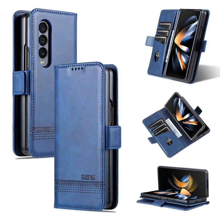 AZNS Magnetic Calf Texture Horizontal Flip Leather Phone Case, For Samsung Galaxy Z Fold3 5G, For Samsung Galaxy Z Fold4