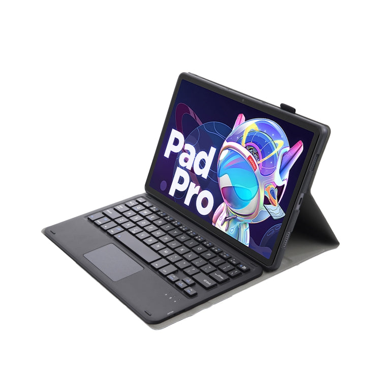 AM20-A Lambskin Texture Bluetooth Keyboard Leather Tablet Case For Lenovo Xiaoxin Pad 2022 10.6 inch/Tab M10 Plus 10.6 3rd Gen 2022, with Touch