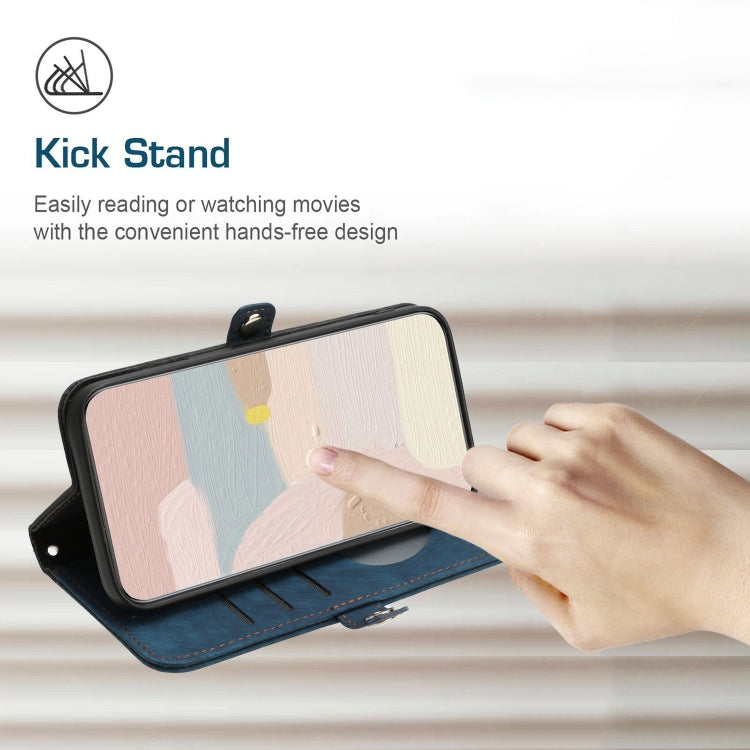 Side Buckle Double Fold Hand Strap Leather Phone Case, For Samsung Galaxy A03s, For Samsung Galaxy A12, For Samsung Galaxy A13 4G, For Samsung Galaxy A13 5G