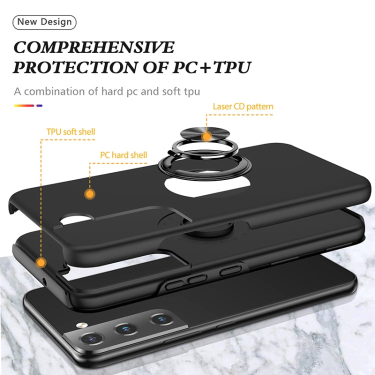 PC + TPU Magnetic Phone Case with Invisible Ring Holder, For Samsung Galaxy S22 5G, For Samsung Galaxy S22+ 5G, For Samsung Galaxy S22 Ultra 5G