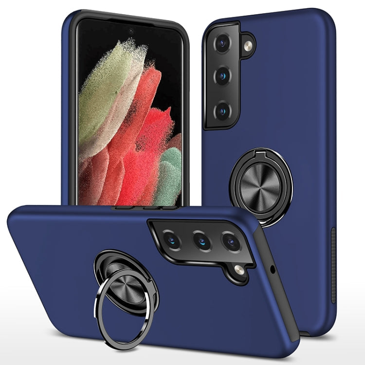 PC + TPU Magnetic Phone Case with Invisible Ring Holder, For Samsung Galaxy S22 5G, For Samsung Galaxy S22+ 5G, For Samsung Galaxy S22 Ultra 5G