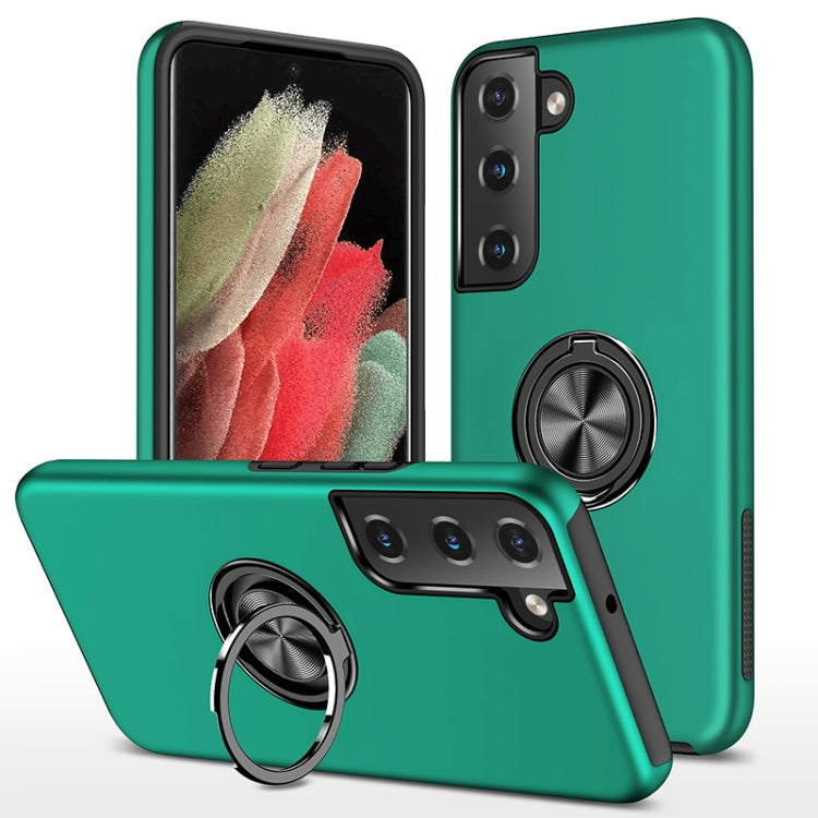 PC + TPU Magnetic Phone Case with Invisible Ring Holder, For Samsung Galaxy S22 5G, For Samsung Galaxy S22+ 5G, For Samsung Galaxy S22 Ultra 5G
