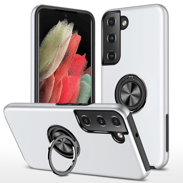 PC + TPU Magnetic Phone Case with Invisible Ring Holder, For Samsung Galaxy S22 5G, For Samsung Galaxy S22+ 5G, For Samsung Galaxy S22 Ultra 5G