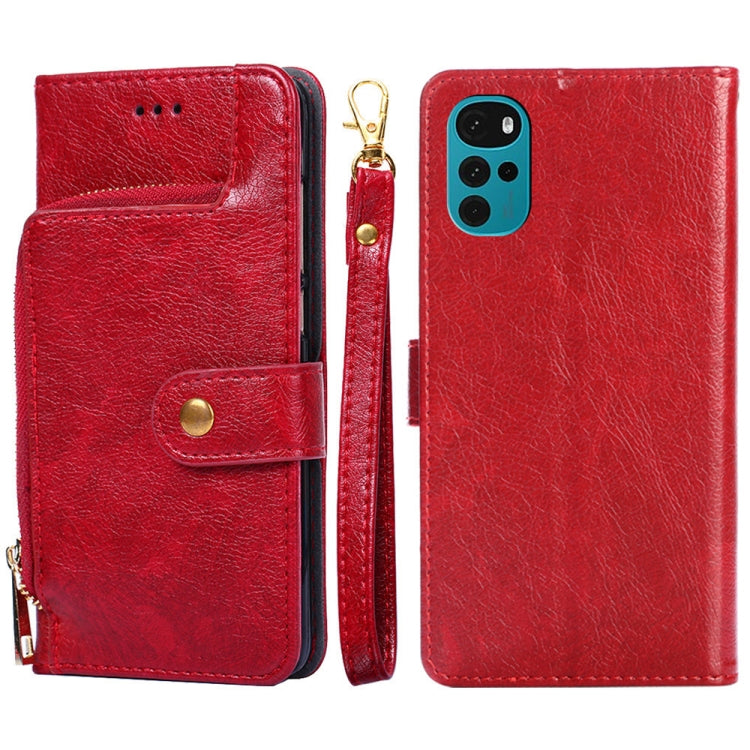 Zipper Bag Leather Phone Case, For Motorola Moto E32 India/E22s 4G Global, For OPPO A17, For OPPO K10x 5G, For Realme C33 4G, For vivo V25 5G/V25e 5G/X80 Lite, For vivo Y16 4G/Y02s 4G