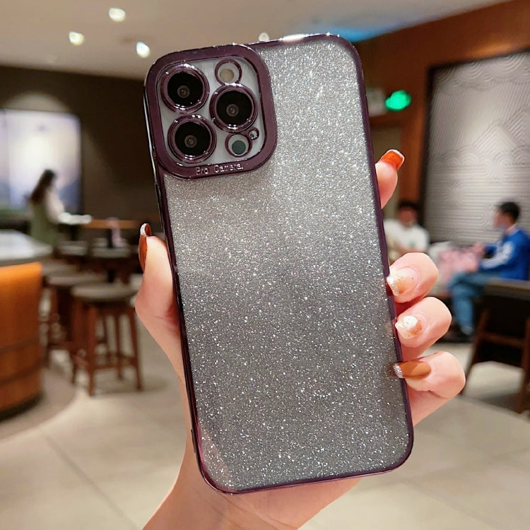 High Transparent Gradient Color Glitter TPU Phone Case, For iPhone 12 Pro Max, For iPhone 12 Pro, For iPhone 12 Pro1