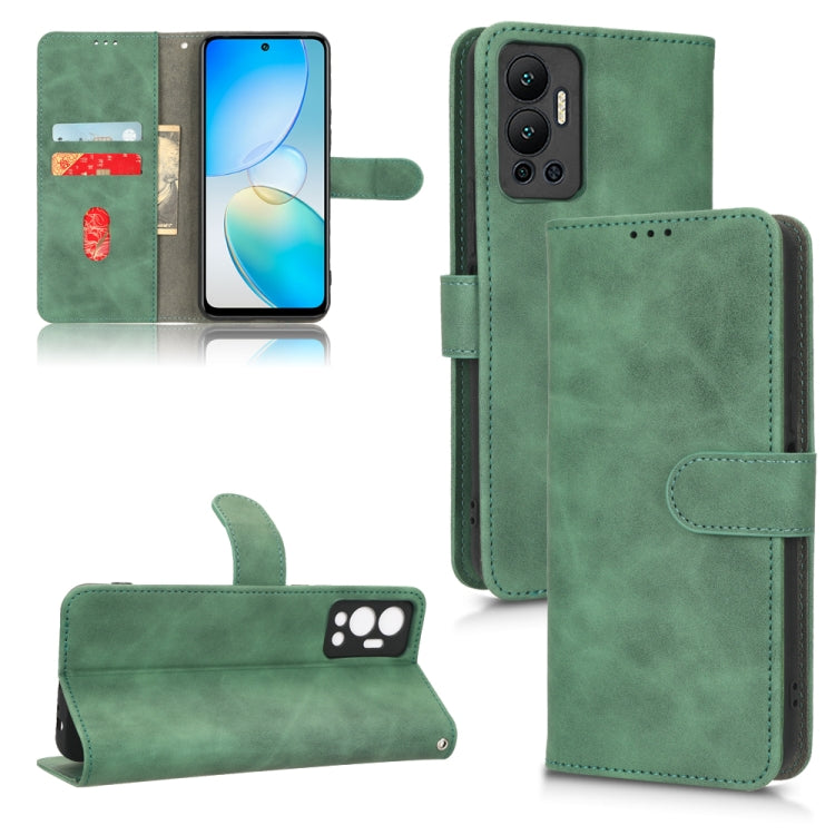 Skin Feel Magnetic Flip Leather Phone Case, For Infinix Hot 12, For Infinix Hot 12i, For Infinix Hot 12 Play, For Tecno Pova 3