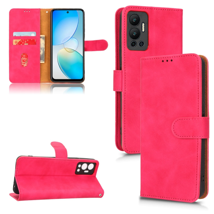 Skin Feel Magnetic Flip Leather Phone Case, For Infinix Hot 12, For Infinix Hot 12i, For Infinix Hot 12 Play, For Tecno Pova 3