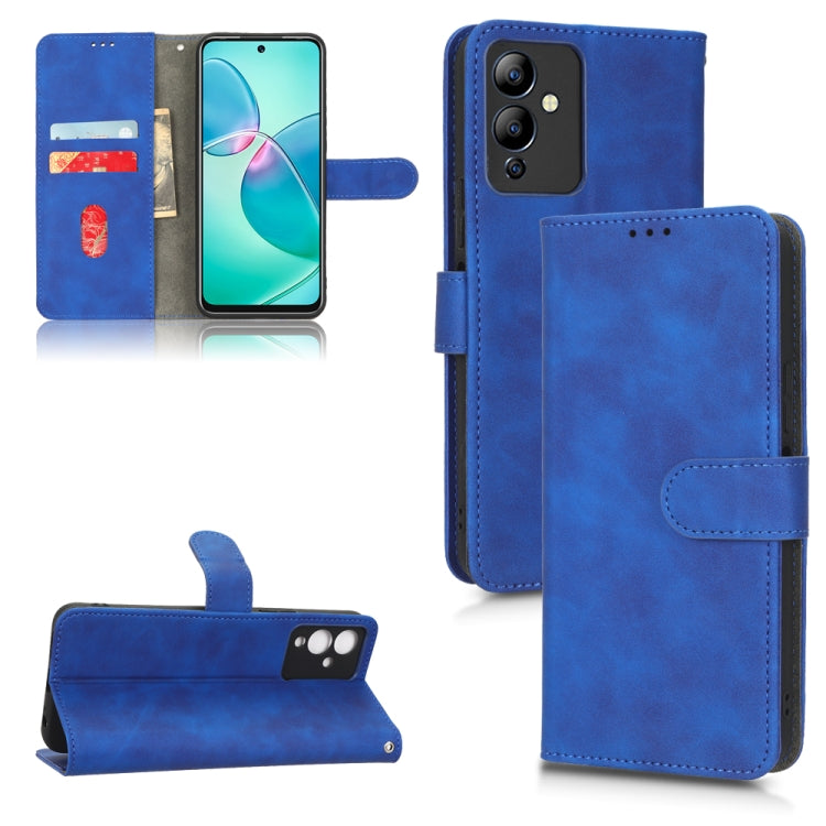 Skin Feel Magnetic Flip Leather Phone Case, For Infinix Hot 12, For Infinix Hot 12i, For Infinix Hot 12 Play, For Tecno Pova 3