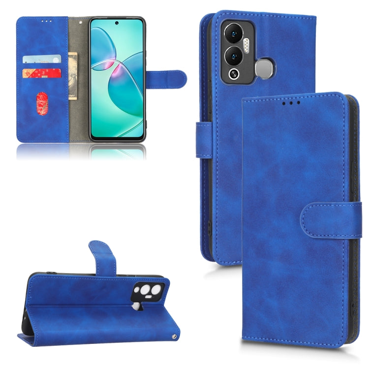 Skin Feel Magnetic Flip Leather Phone Case, For Infinix Hot 12, For Infinix Hot 12i, For Infinix Hot 12 Play, For Tecno Pova 3