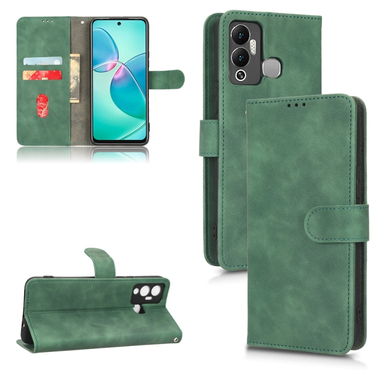 Skin Feel Magnetic Flip Leather Phone Case, For Infinix Hot 12, For Infinix Hot 12i, For Infinix Hot 12 Play, For Tecno Pova 3