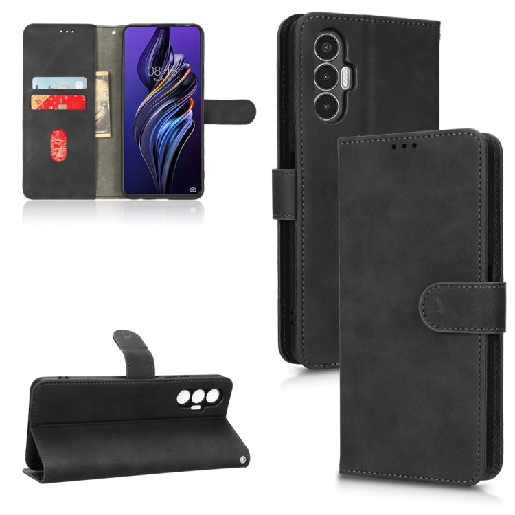 Skin Feel Magnetic Flip Leather Phone Case, For Infinix Hot 12, For Infinix Hot 12i, For Infinix Hot 12 Play, For Tecno Pova 3