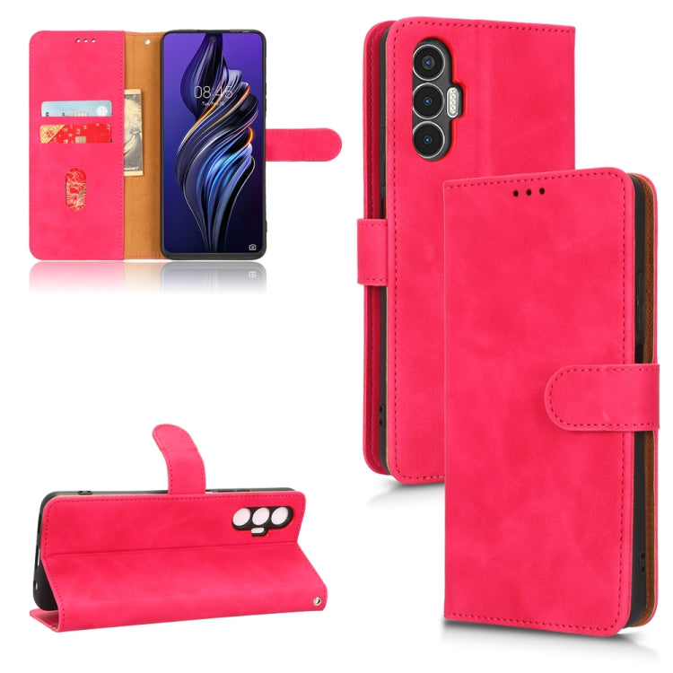 Skin Feel Magnetic Flip Leather Phone Case, For Infinix Hot 12, For Infinix Hot 12i, For Infinix Hot 12 Play, For Tecno Pova 3