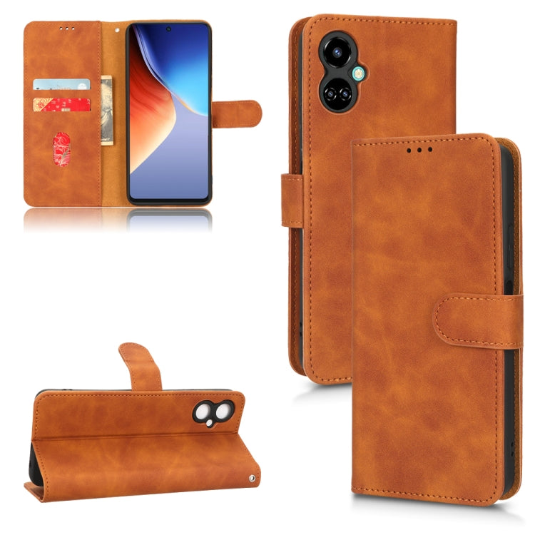Skin Feel Magnetic Flip Leather Phone Case, For Tecno Camon 19 Neo, For Infinix Hot 11s, For Infinix Hot 10 Play, For Infinix Note 11 Pro