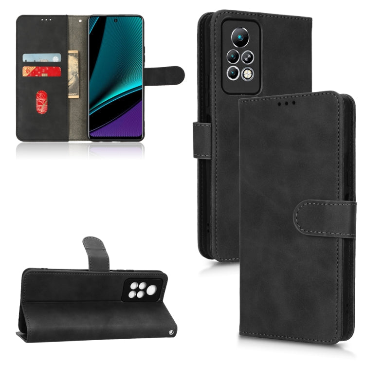 Skin Feel Magnetic Flip Leather Phone Case, For Tecno Camon 19 Neo, For Infinix Hot 11s, For Infinix Hot 10 Play, For Infinix Note 11 Pro