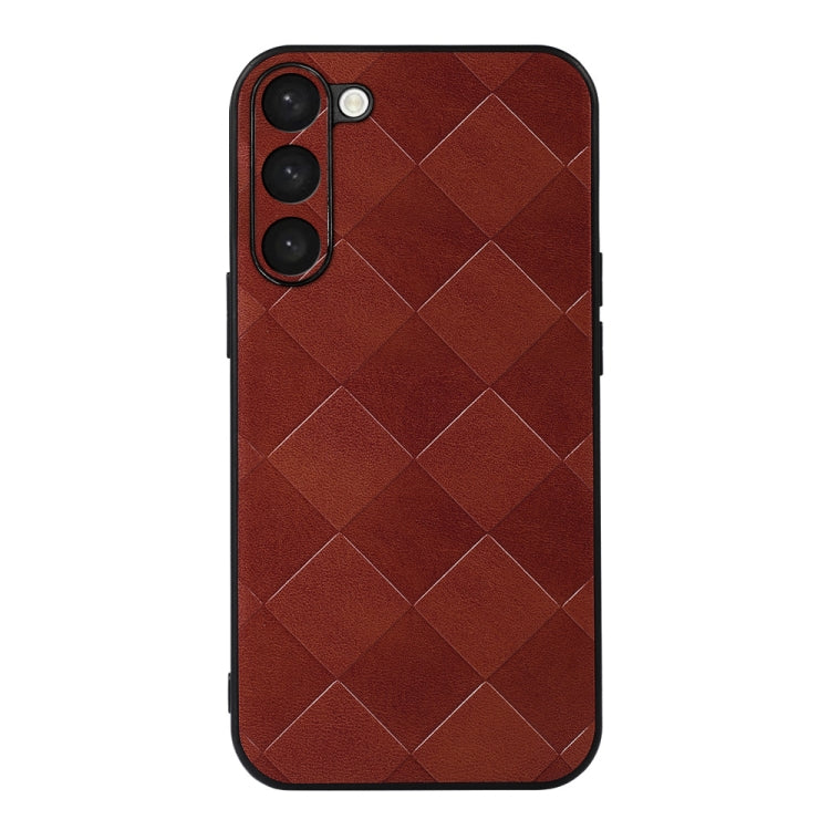 Weave Plaid PU Phone Case, For Samsung Galaxy A14 5G, For Samsung Galaxy S23+ 5G, For Samsung Galaxy S23 Ultra 5G