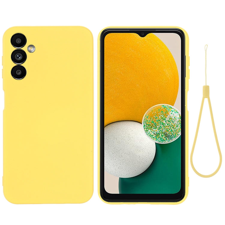 Solid Color Liquid Silicone Shockproof Full Coverage Phone Case, For Samsung Galaxy A14 5G, For Samsung Galaxy F13 4G, For Xiaomi Redmi A1+/Poco C50