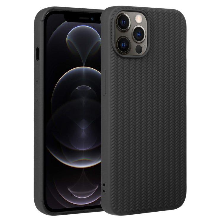 Weave Texture Silicone Phone Case, For iPhone 12 Pro, For iPhone 12 Pro Max