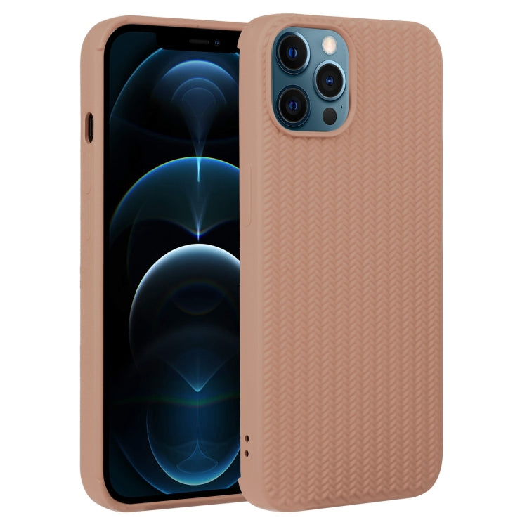 Weave Texture Silicone Phone Case, For iPhone 12 Pro, For iPhone 12 Pro Max