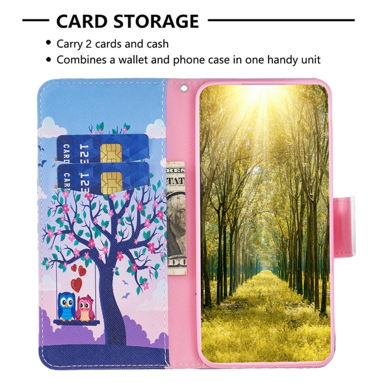 Colored Drawing Pattern Leather Phone Case, For Samsung Galaxy A54 5G