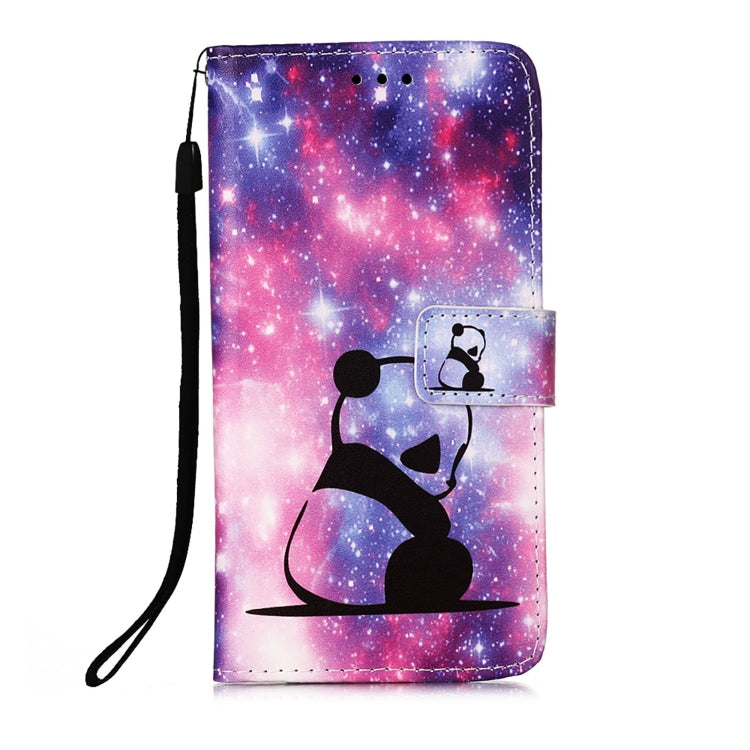 Colored Drawing Pattern Plain Weave Leather Phone Case, For Samsung Galaxy S23 Ultra 5G