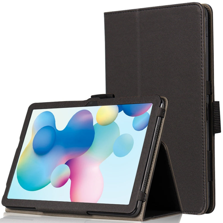 Skin Texture Leather Tablet Case with Holder, For TCL NxtPaper 10s