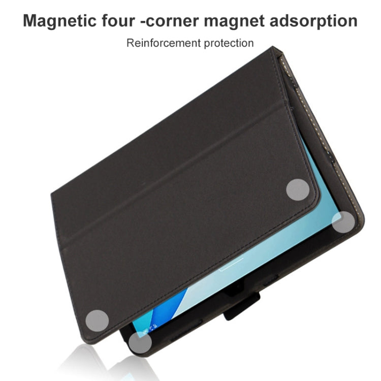 Skin Texture Leather Tablet Case with Holder, For TCL NxtPaper 10s