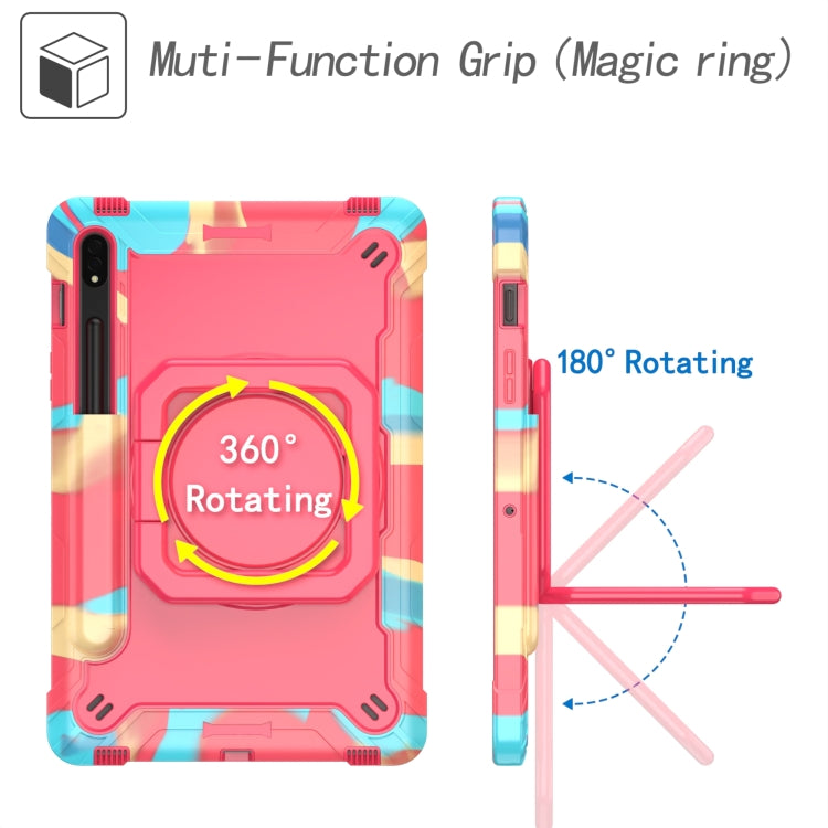 Silicone + PC Bracelet Holder Tablet Case, For Samsung Galaxy Tab S7 / S8