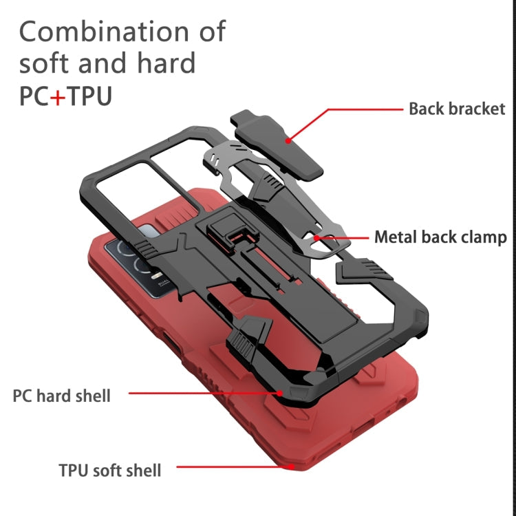 Armor Warrior Shockproof PC + TPU Phone Case, For Samsung Galaxy S23+ 5G