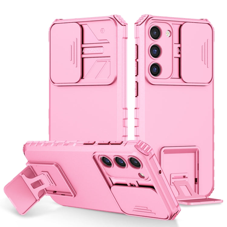 Stereoscopic Holder Sliding Camshield Phone Case, For Samsung Galaxy A04 4G, For Samsung Galaxy S23 5G, For Samsung Galaxy S23+ 5G