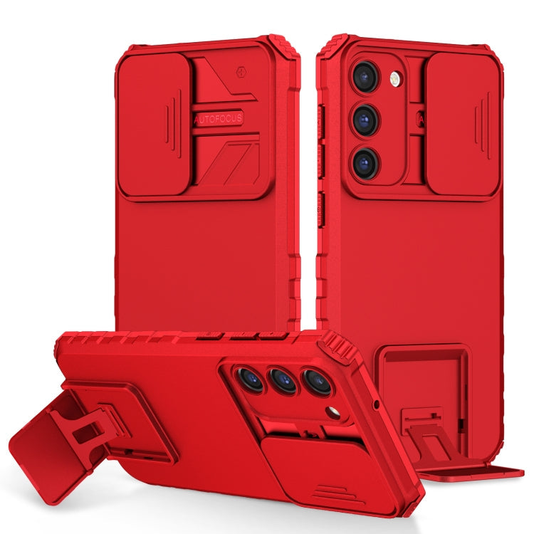 Stereoscopic Holder Sliding Camshield Phone Case, For Samsung Galaxy A04 4G, For Samsung Galaxy S23 5G, For Samsung Galaxy S23+ 5G