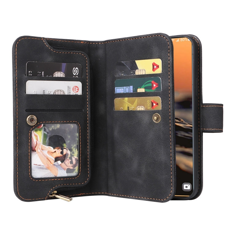 Multifunctional Card Slot Zipper Wallet Leather Phone Case, For Samsung Galaxy Note9, For Samsung Galaxy Note10+, For Samsung Galaxy Note20, For Samsung Galaxy Note20 Ultra, For Samsung Galaxy S8, For Samsung Galaxy S8+, For Samsung Galaxy S9          ...