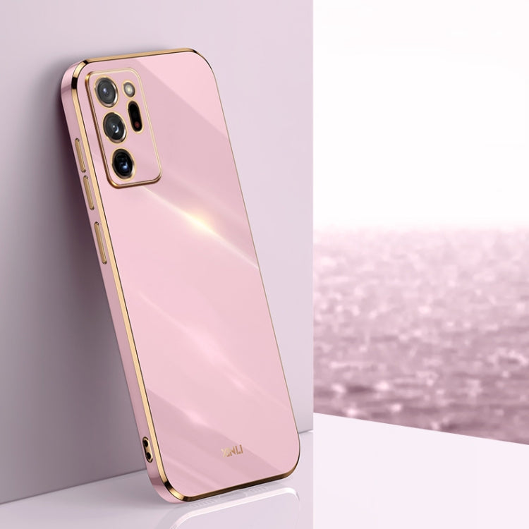 XINLI Straight Edge 6D Electroplate TPU Phone Case, For Samsung Galaxy S22 Ultra 5G, For Samsung Galaxy Note20, For Samsung Galaxy Note20 Ultra