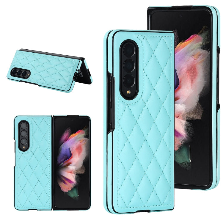 Rhombic Microfiber Folding Phone Case, For Samsung Galaxy Z Fold4, For Samsung Galaxy Z Fold3, For Samsung Galaxy Z Flip4