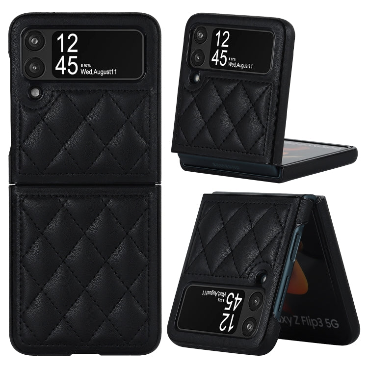 Rhombic Microfiber Folding Phone Case, For Samsung Galaxy Z Fold4, For Samsung Galaxy Z Fold3, For Samsung Galaxy Z Flip4