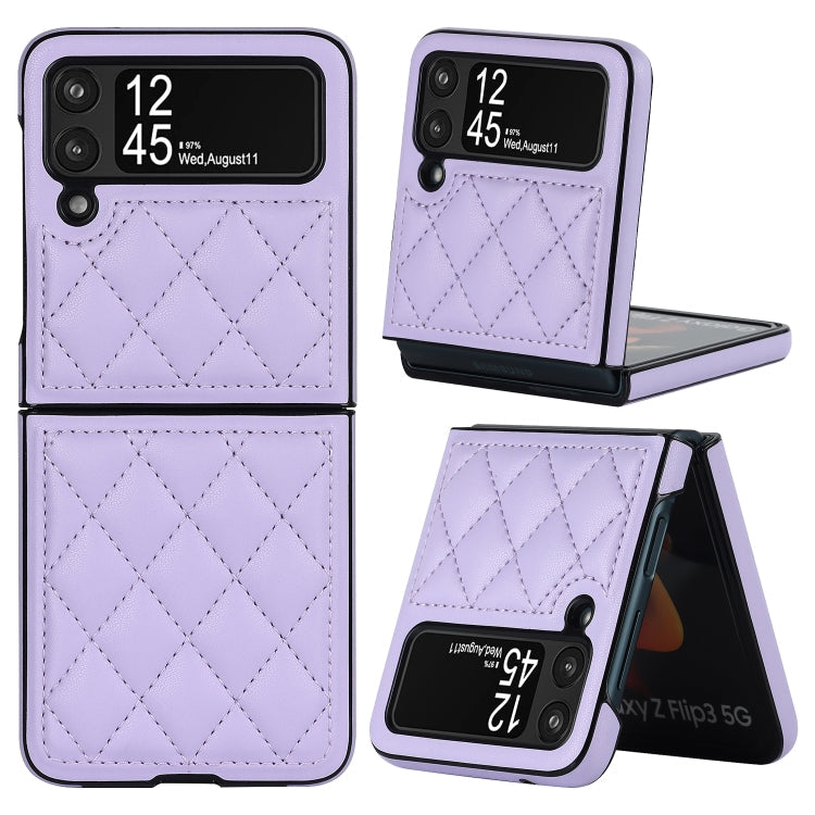 Rhombic Microfiber Folding Phone Case, For Samsung Galaxy Z Fold4, For Samsung Galaxy Z Fold3, For Samsung Galaxy Z Flip4
