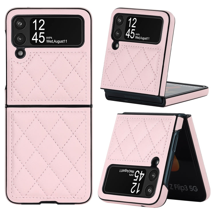 Rhombic Microfiber Folding Phone Case, For Samsung Galaxy Z Fold4, For Samsung Galaxy Z Fold3, For Samsung Galaxy Z Flip4