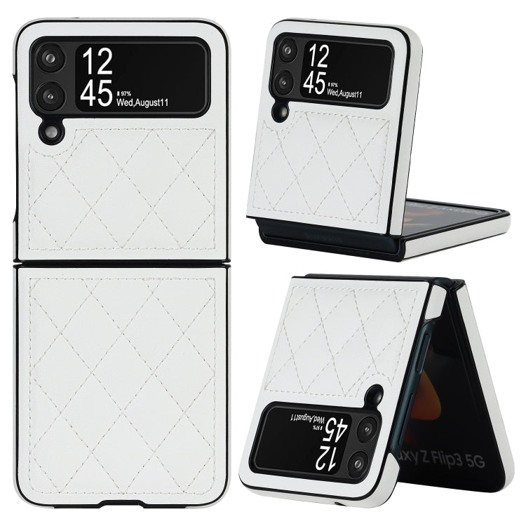 Rhombic Microfiber Folding Phone Case, For Samsung Galaxy Z Fold4, For Samsung Galaxy Z Fold3, For Samsung Galaxy Z Flip4