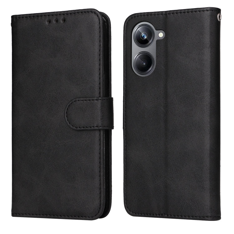 Classic Calf Texture Flip Leather Phone Case, For Huawei nova Y61, For Realme 10 4G Global, For Realme 10 Pro 5G, For Realme 10 Pro+ 5G