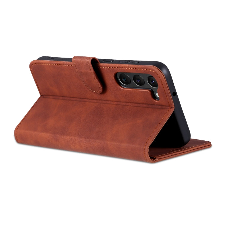 AZNS Skin Feel Calf Texture Flip Leather Phone Case, For Samsung Galaxy S23 5G, For Samsung Galaxy S23+ 5G, For Samsung Galaxy S23 Ultra 5G