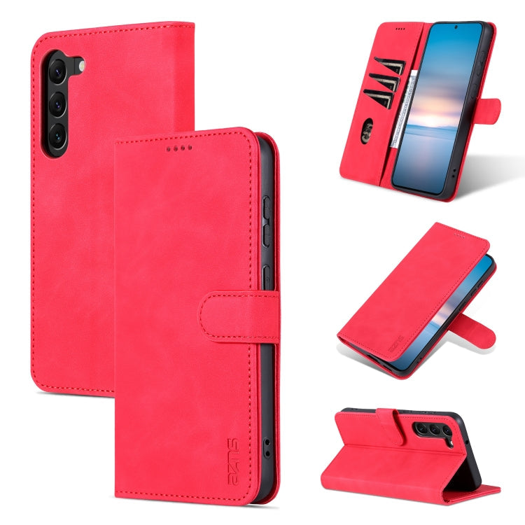 AZNS Skin Feel Calf Texture Flip Leather Phone Case, For Samsung Galaxy S23 5G, For Samsung Galaxy S23+ 5G, For Samsung Galaxy S23 Ultra 5G