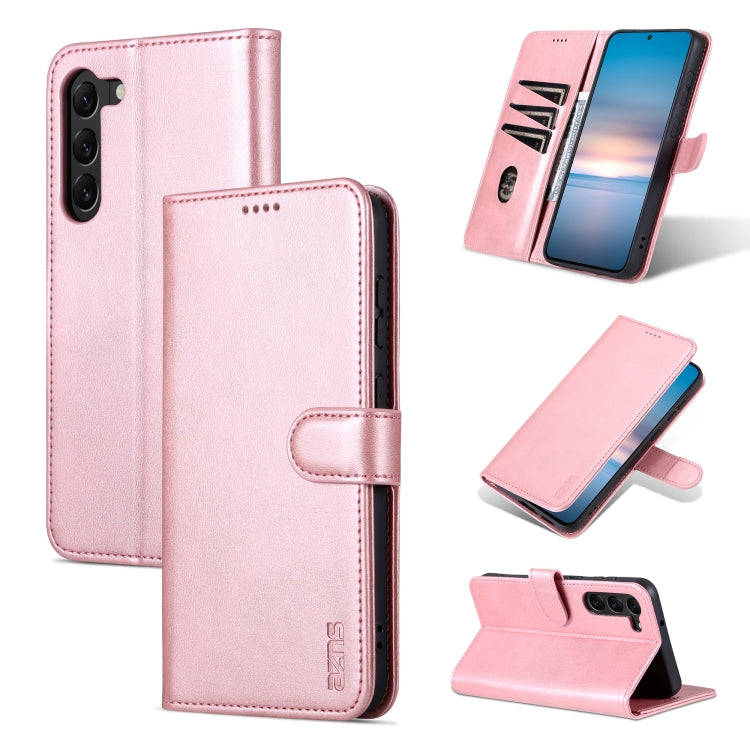 AZNS Skin Feel Calf Texture Flip Leather Phone Case, For Samsung Galaxy S23 5G, For Samsung Galaxy S23+ 5G, For Samsung Galaxy S23 Ultra 5G