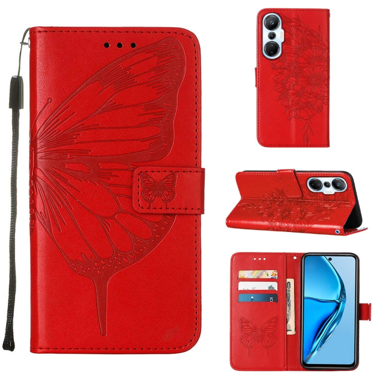 Embossed Butterfly Flip Leather Phone Case, For Infinix Hot 20 Play, For Infinix Hot 20S / 20 Pro X6827, For Infinix Smart 7 X6515