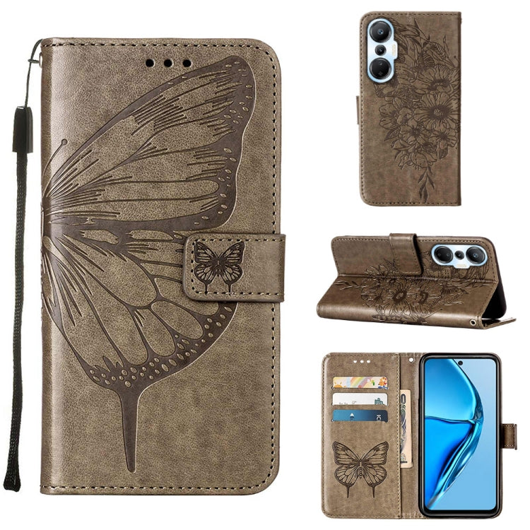 Embossed Butterfly Flip Leather Phone Case, For Infinix Hot 20 Play, For Infinix Hot 20S / 20 Pro X6827, For Infinix Smart 7 X6515