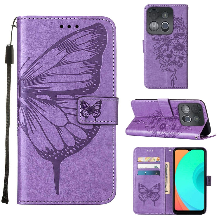 Embossed Butterfly Flip Leather Phone Case, For Infinix Hot 20 Play, For Infinix Hot 20S / 20 Pro X6827, For Infinix Smart 7 X6515