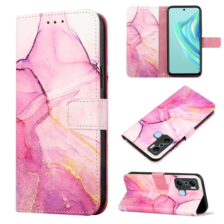 PT003 Marble Pattern Flip Leather Phone Case, For Infinix Hot 20 4G X6826, For Infinix Hot 20 5G X666 X66B, For Infinix Hot 20 Play, For Infinix Hot 20S / 20 Pro X6827